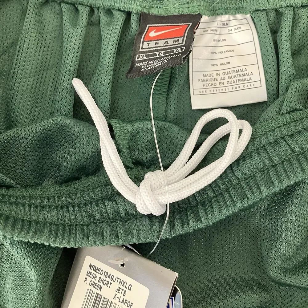 New York Jets Shorts Y2K Nike On Field Green Mesh Practice Shorts NWT Size XL